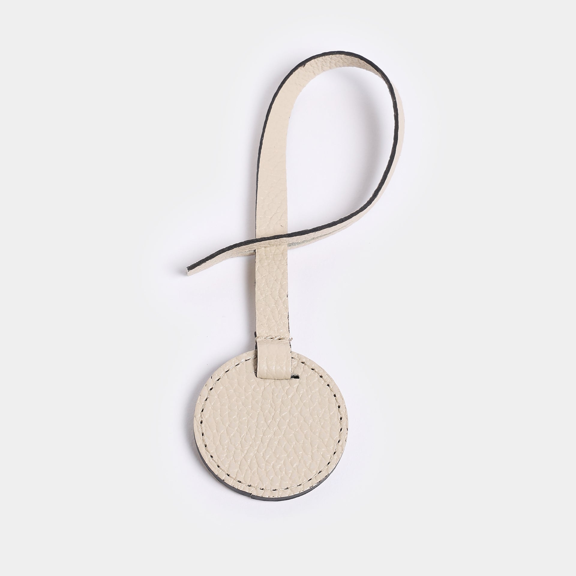Portachiavi e charm Keira in pelle avena Arron accessorio artigianale Made in Italy per borse e chiavi