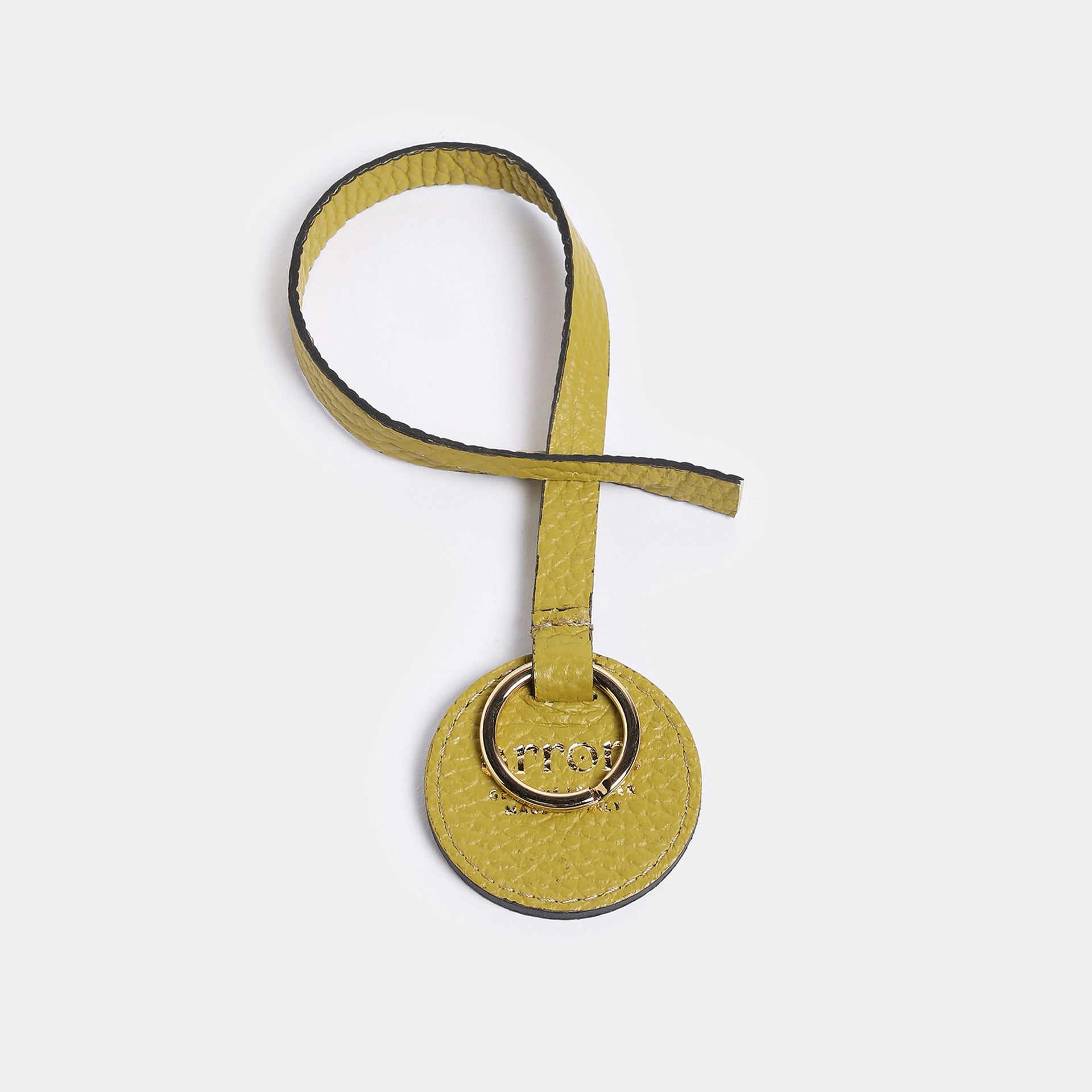 KEIRA - Mustard Leather Edition Keychain Charm